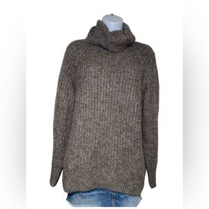 wool blend turtleneck sweater